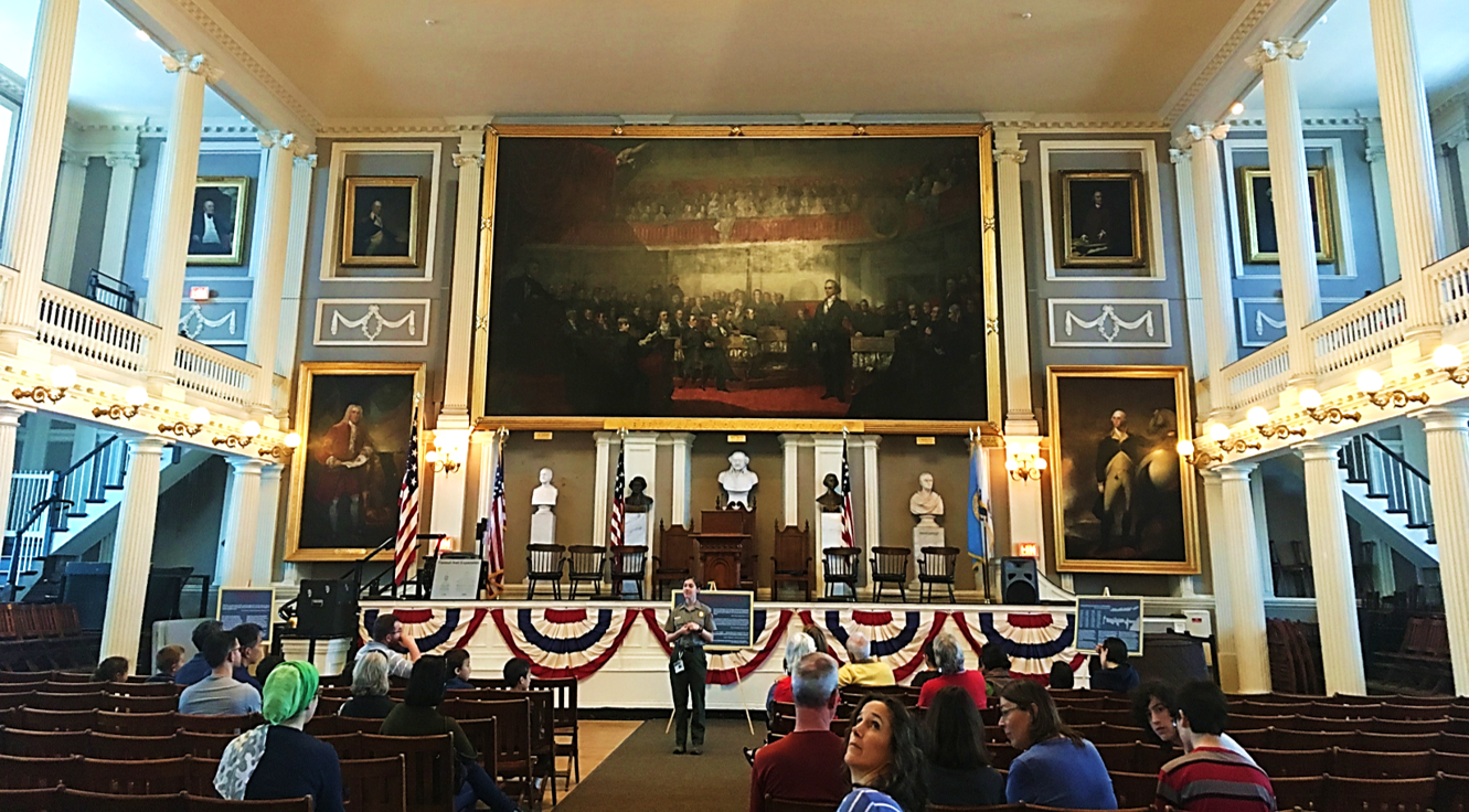 the great hall Faneuil Hall